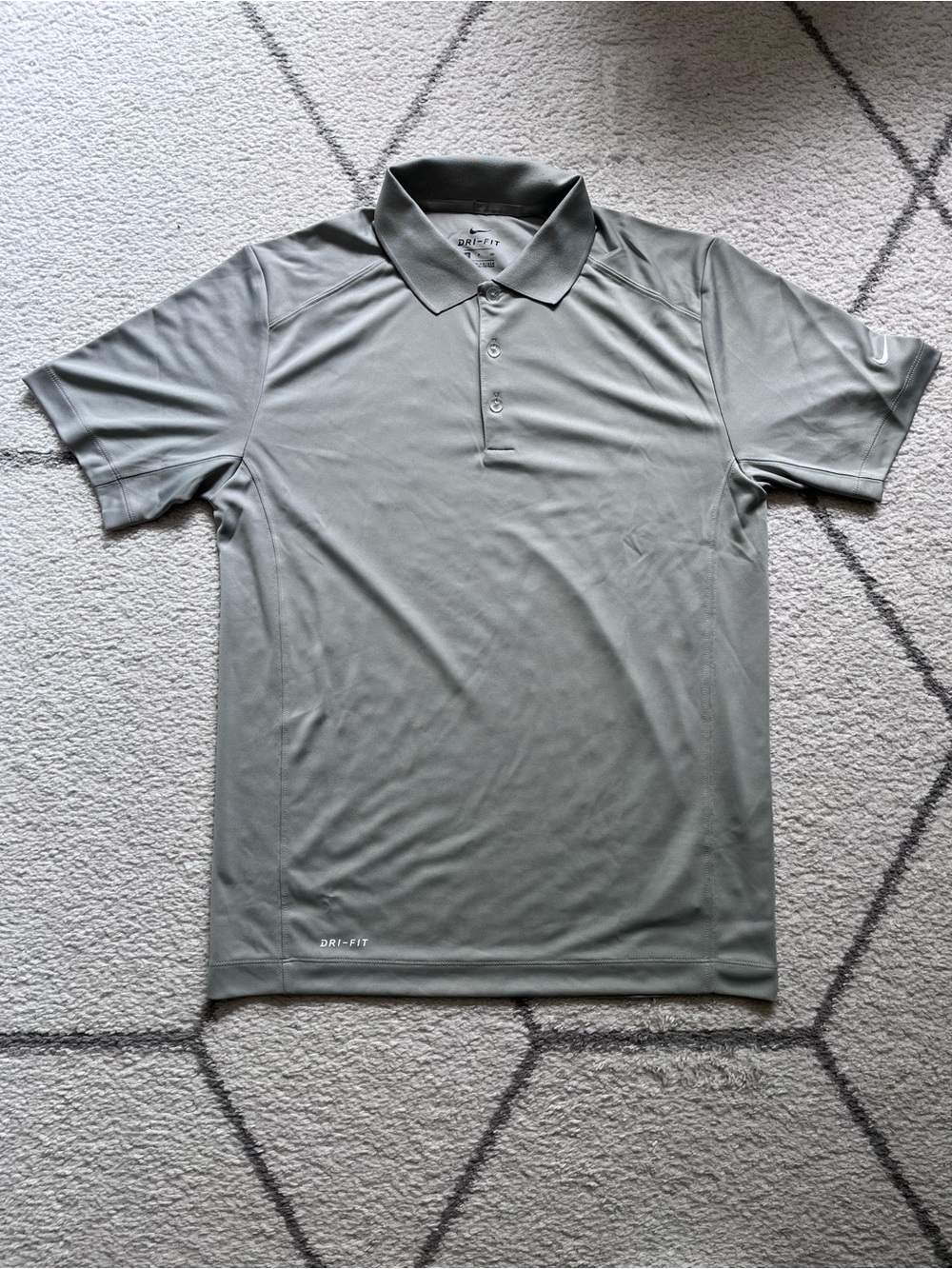 Nike Men's Dri-FIT Polo Shirt - Light Gray
